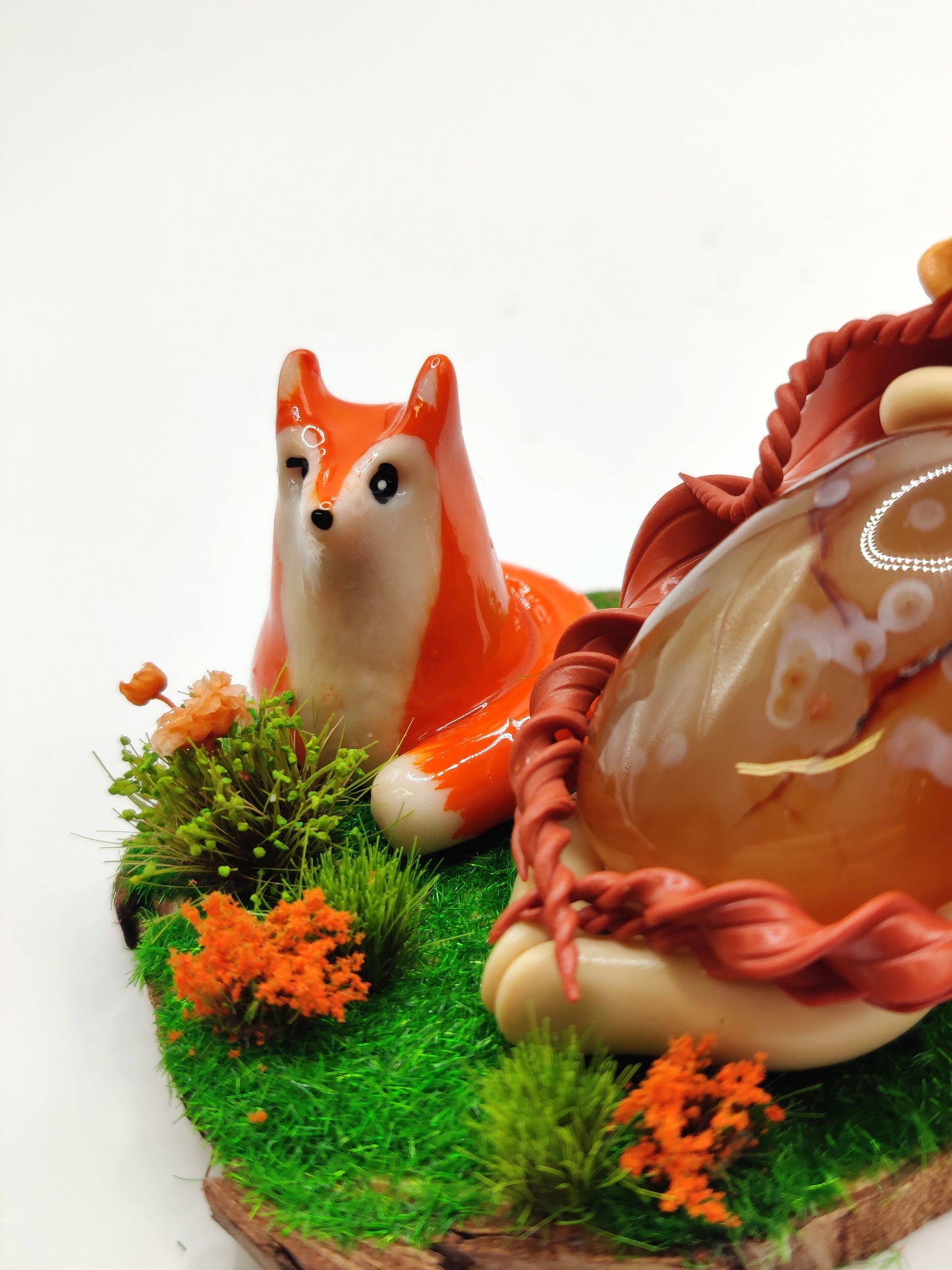 Fée des animaux et son renard - Cornaline