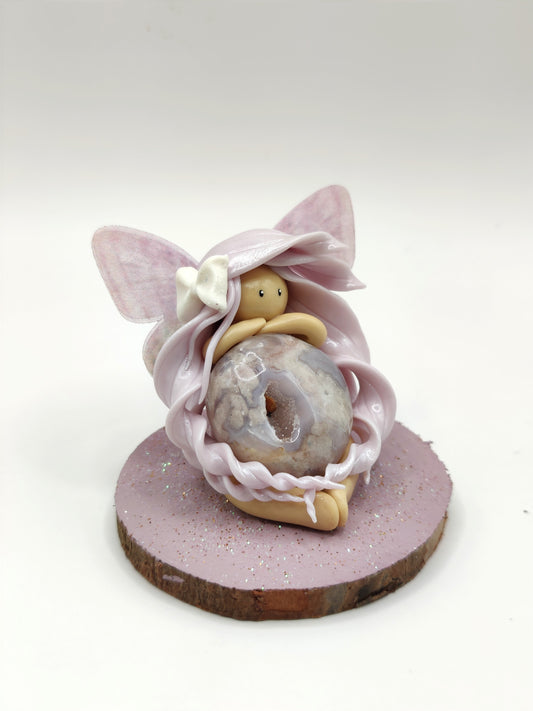 Fée de la douceur - Agate fleurs de cerisier