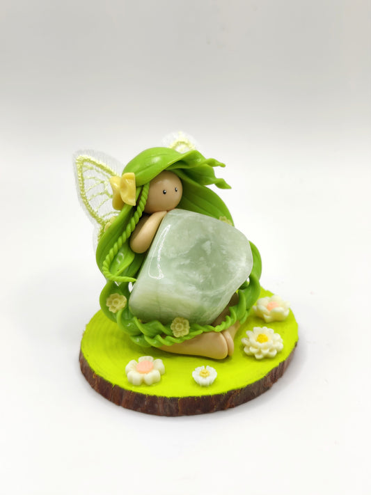 Fée des fleurs - Aventurine verte