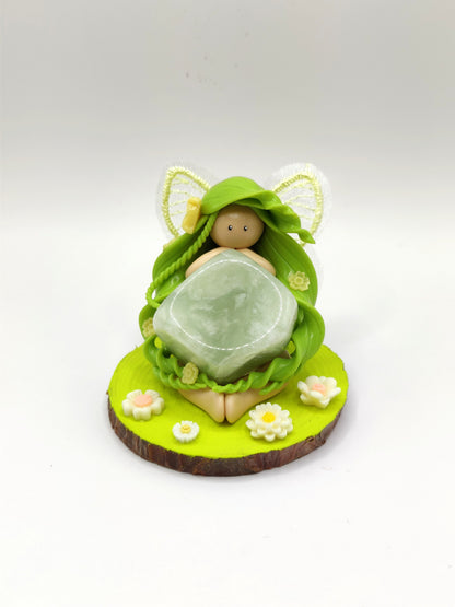 Fée des fleurs - Aventurine verte
