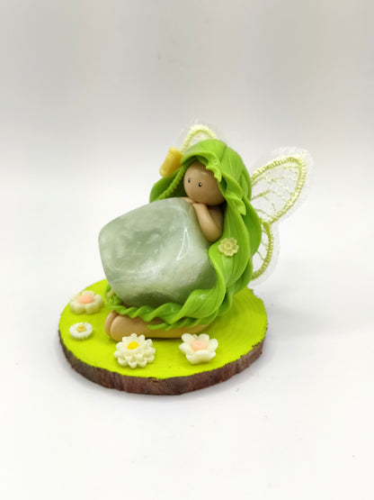 Fée des fleurs - Aventurine verte