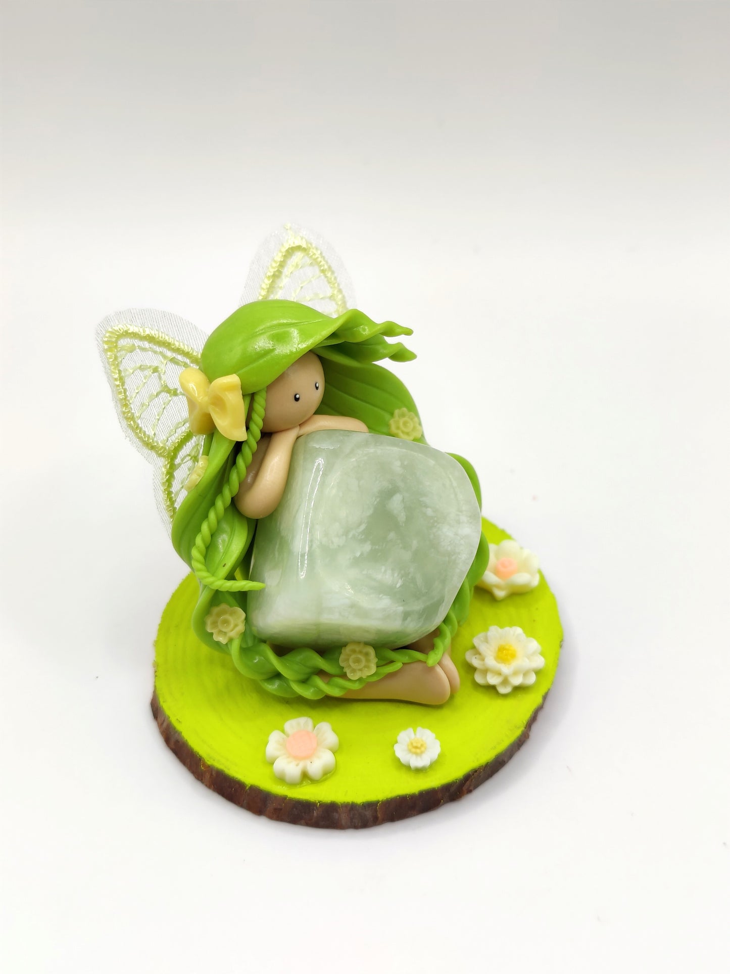 Fée des fleurs - Aventurine verte