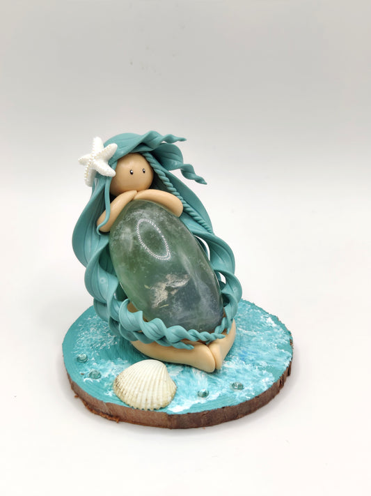 Nymphe des océans - Fluorite