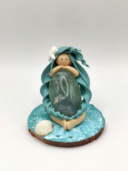 Nymphe des océans - Fluorite