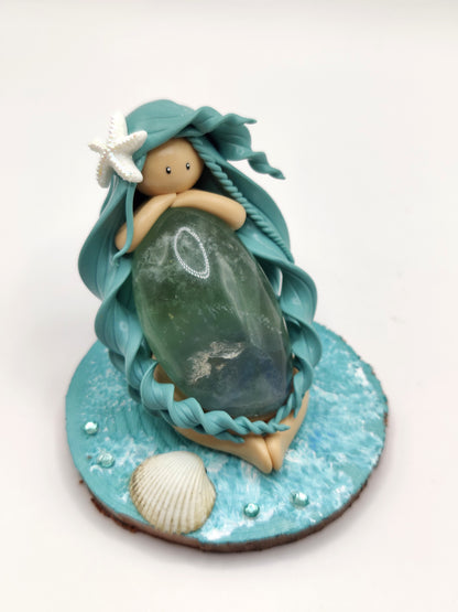 Nymphe des océans - Fluorite