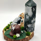Reine de la nature - Agate mousse et pointe d'agate arbre
