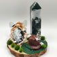 Reine de la nature - Agate mousse et pointe d'agate arbre