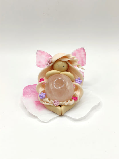 RESERVEE Fée des fleurs - Quartz rose