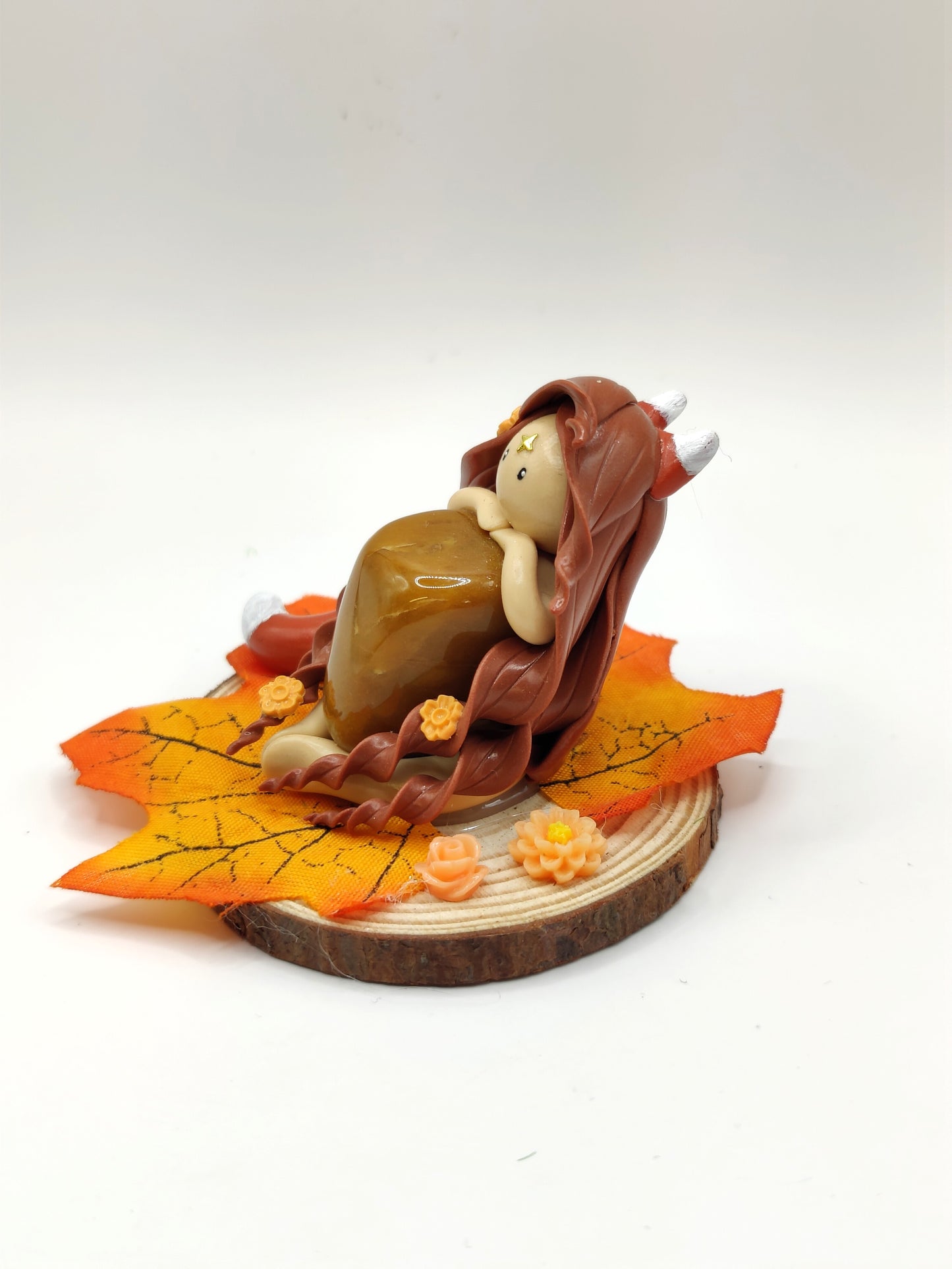 Renarde de l'automne - Aventurine orange