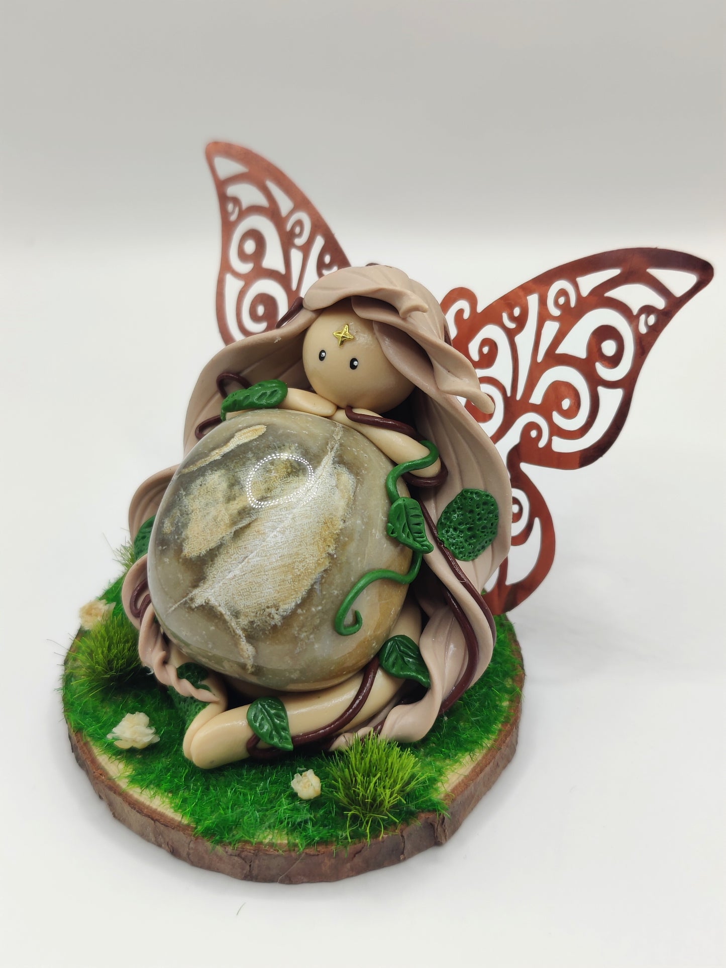 Fée gardienne des forets - Jaspe Polychrome