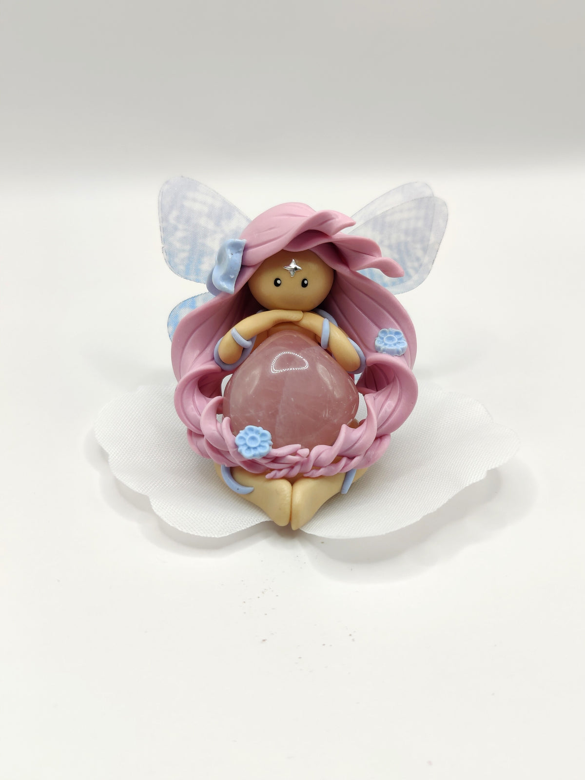 Fée des fleurs - Quartz rose