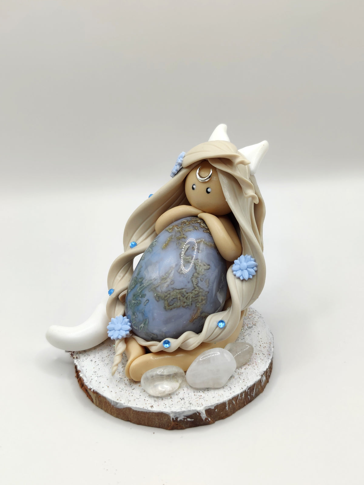 Renarde polaire - Agate mousse