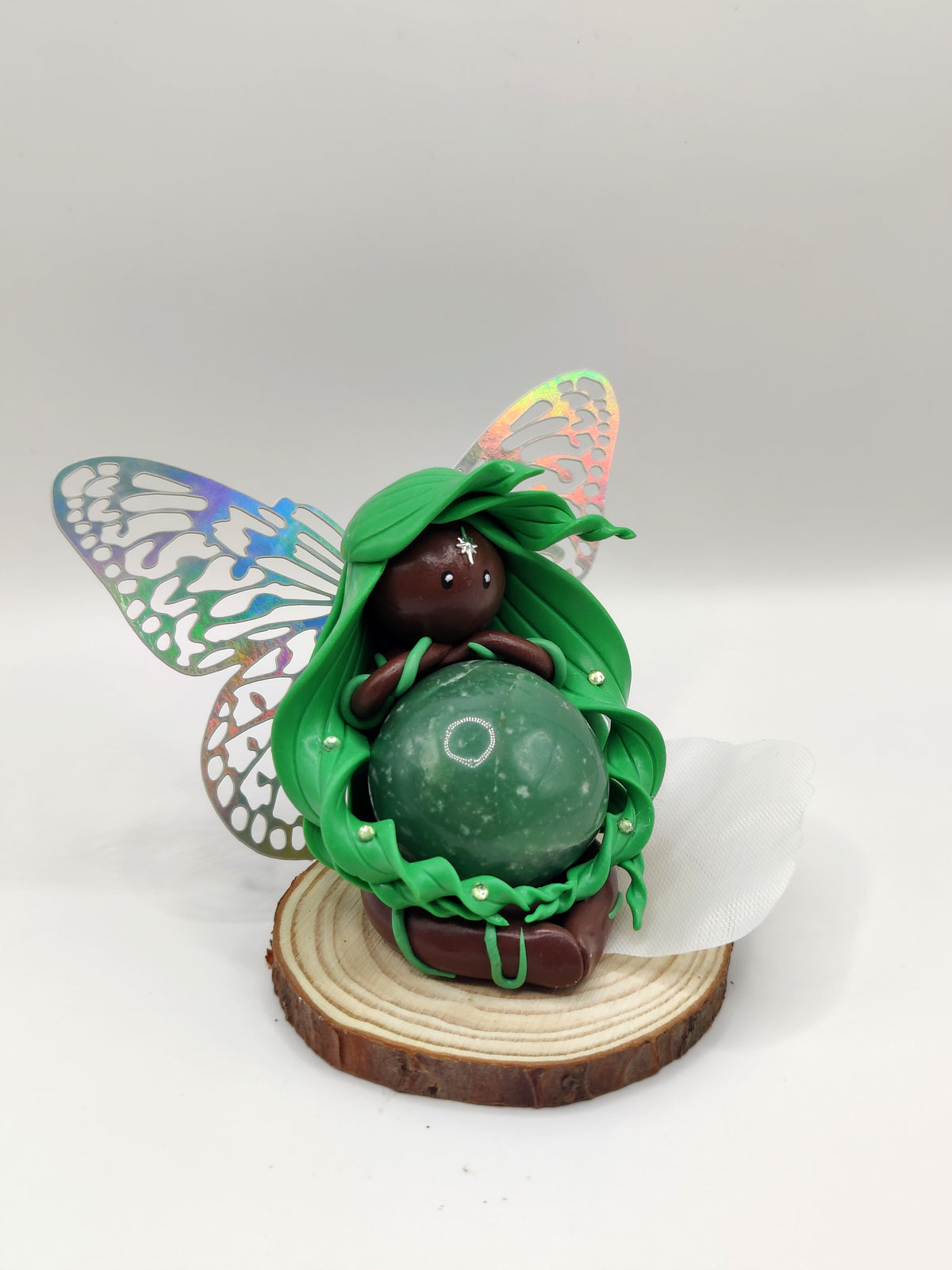 Fée papillon - Aventurine verte