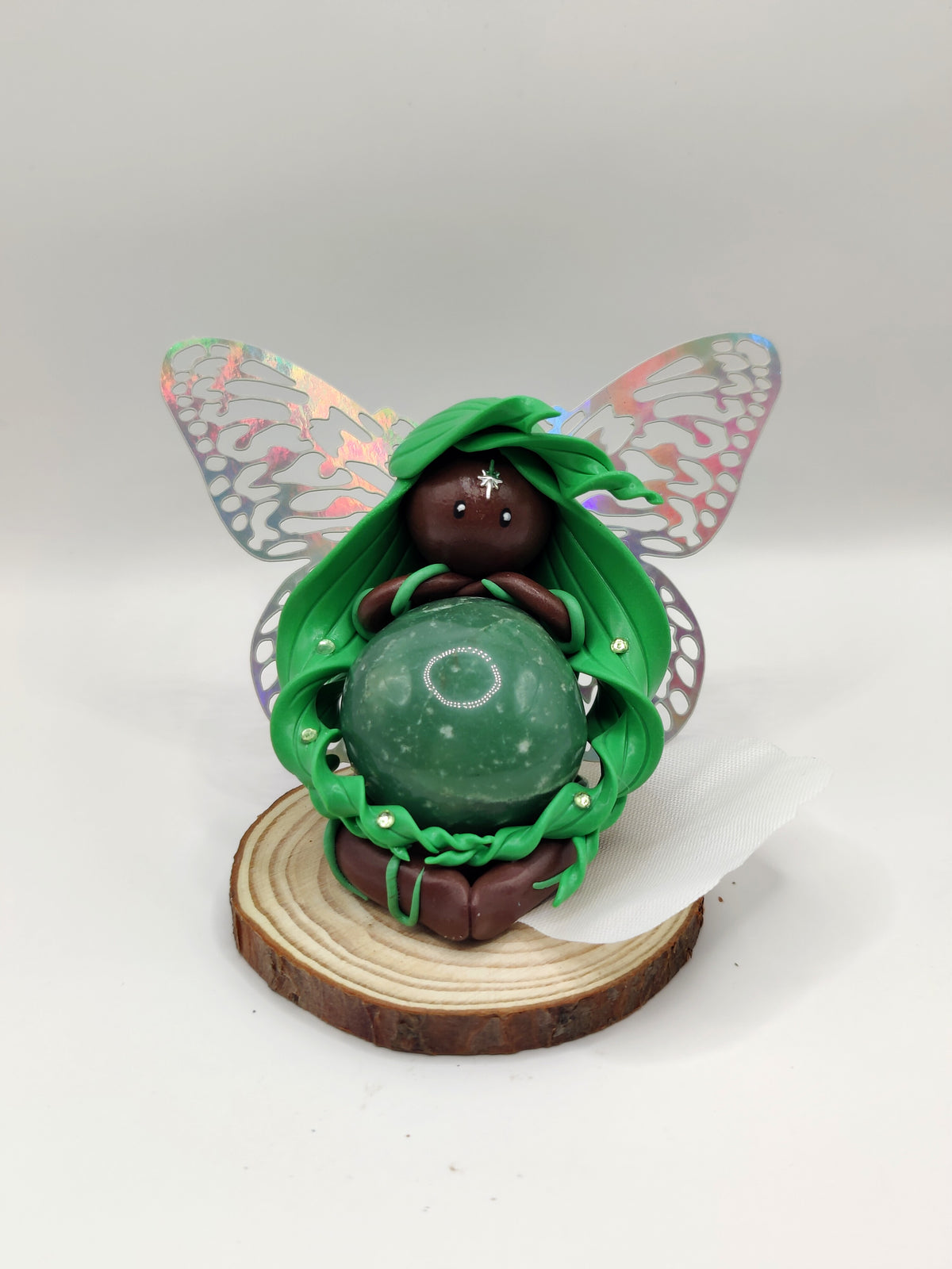 Fée papillon - Aventurine verte