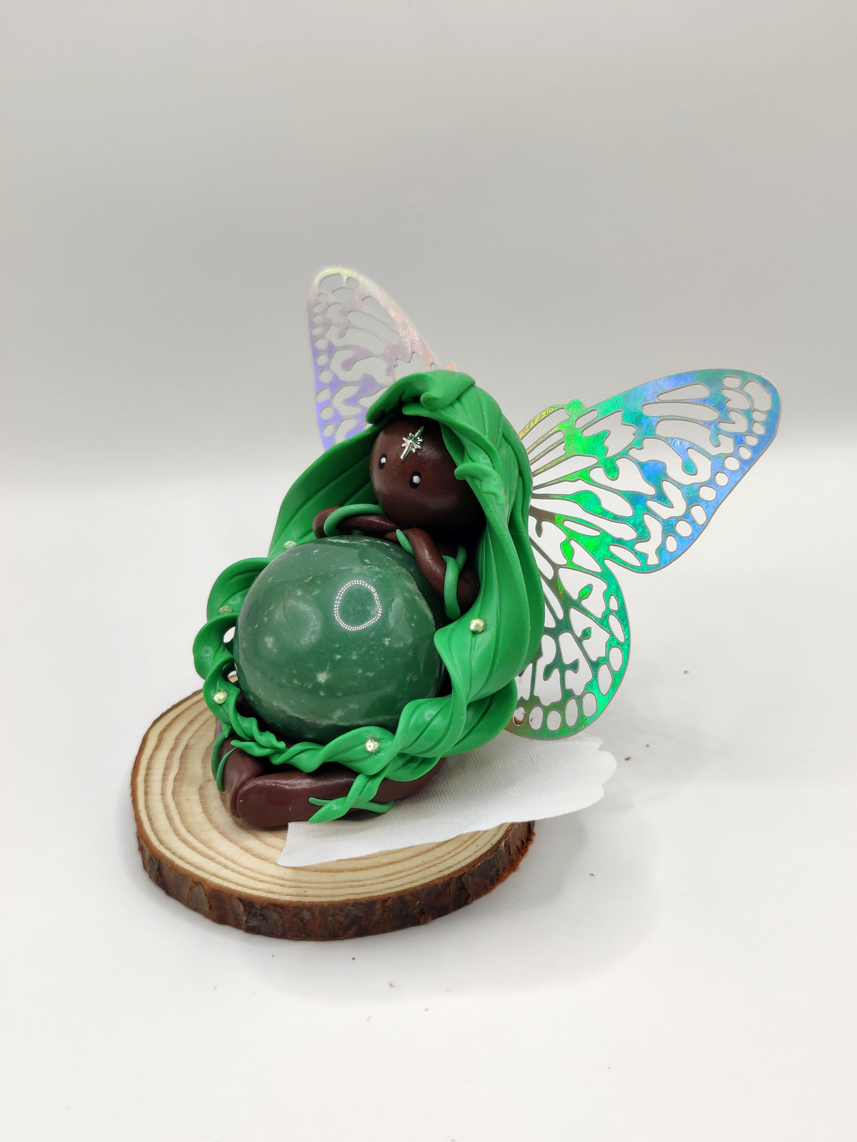 Fée papillon - Aventurine verte