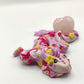 Dragon des fleurs - Cœur en quartz rose
