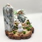 Reine de la nature et son chat protecteur - Agate arbre