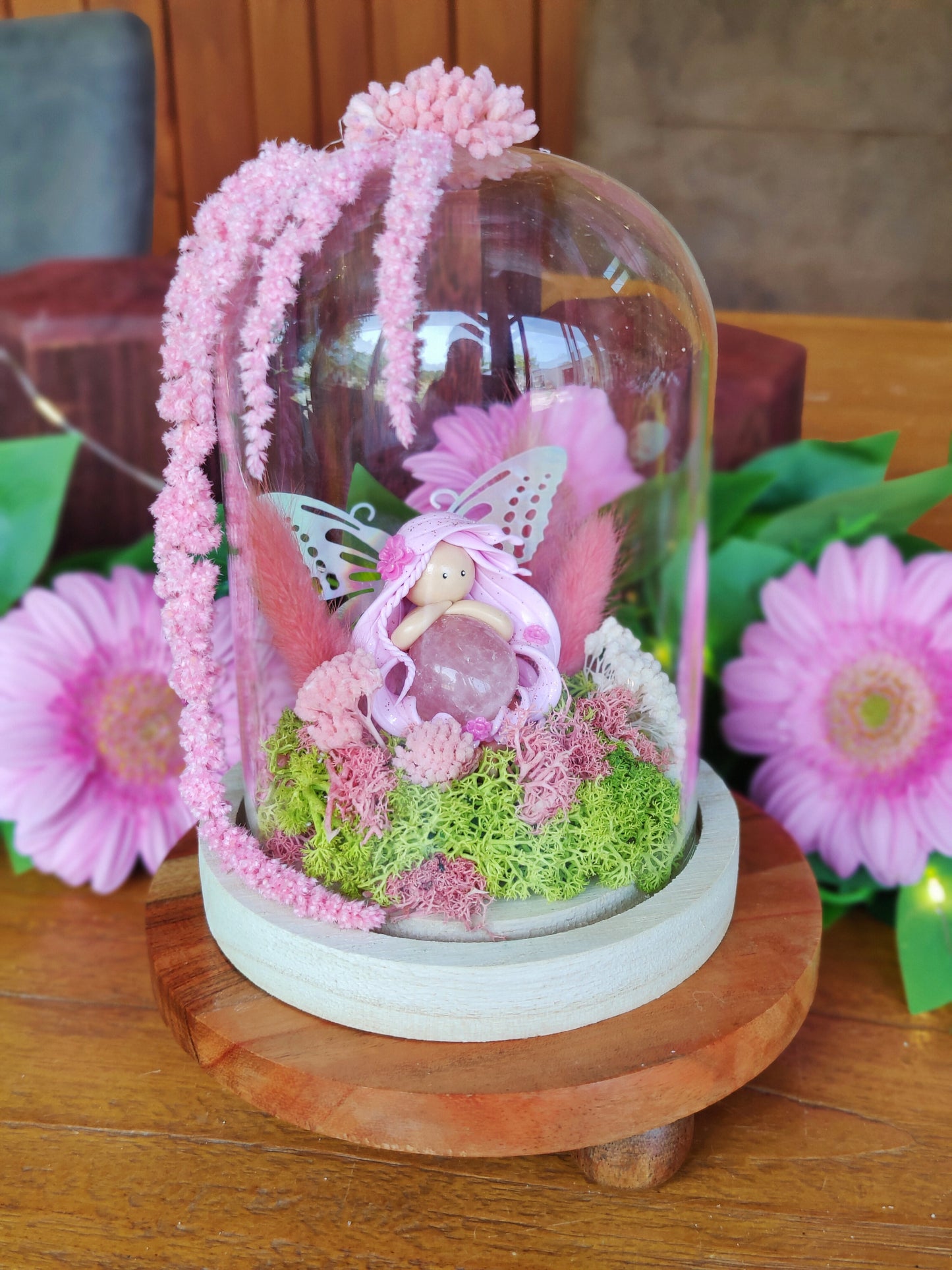 Fée des Jardins Enchantés - Quartz rose
