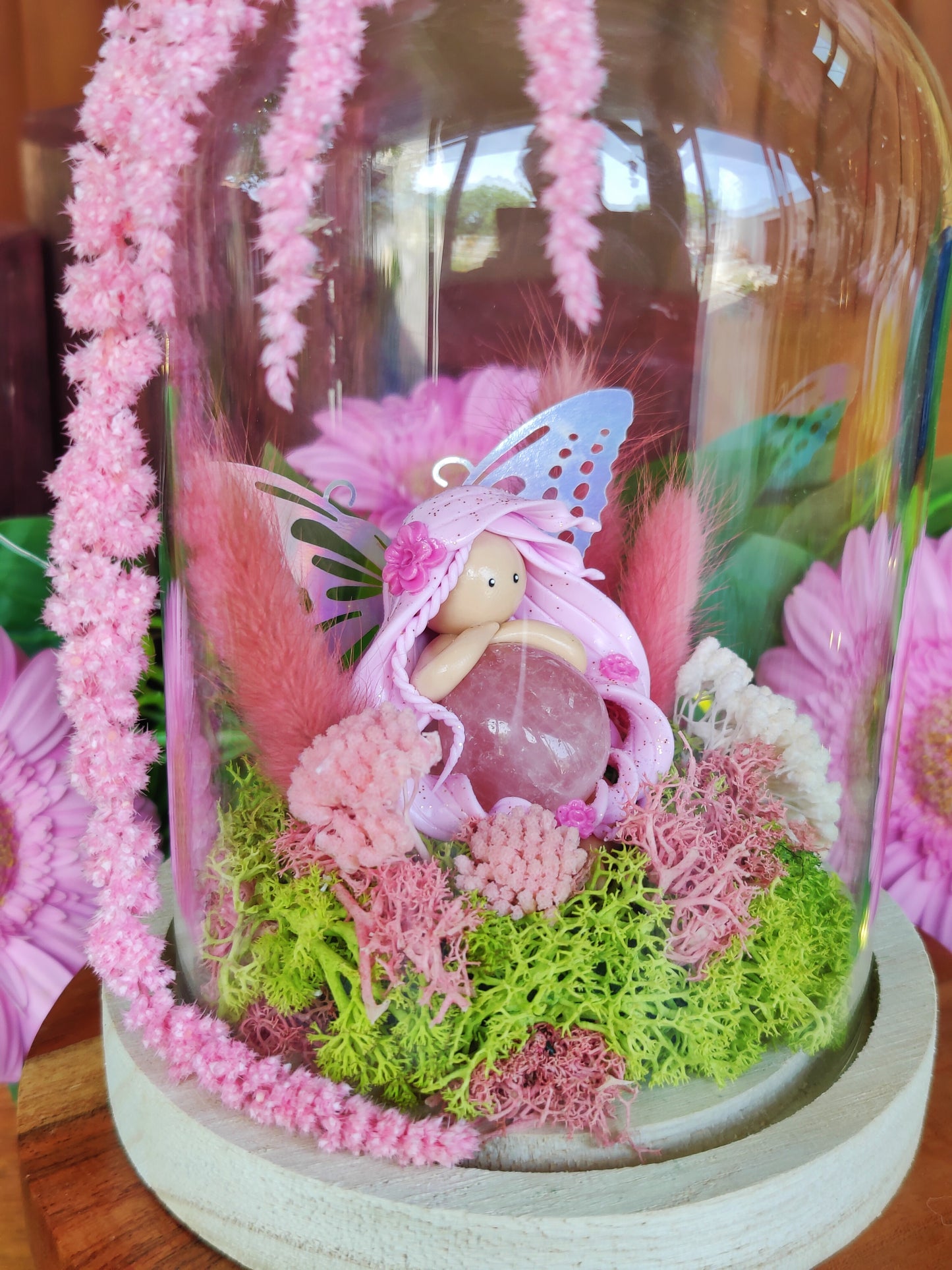 Fée des Jardins Enchantés - Quartz rose