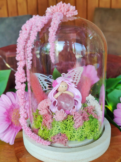 Fée des Jardins Enchantés - Quartz rose