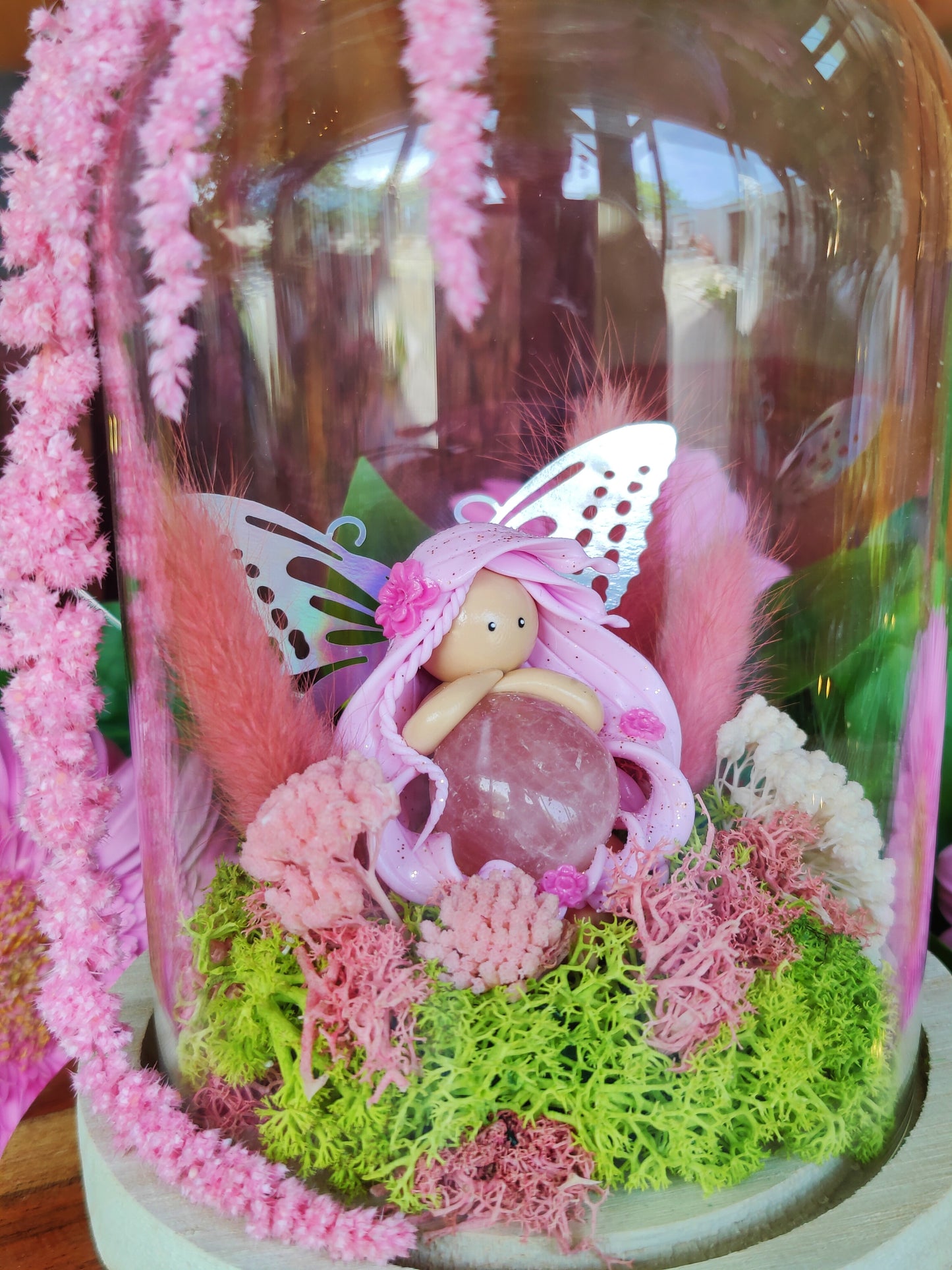Fée des Jardins Enchantés - Quartz rose