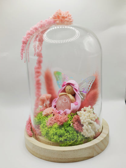 Fée des Jardins Enchantés - Quartz rose