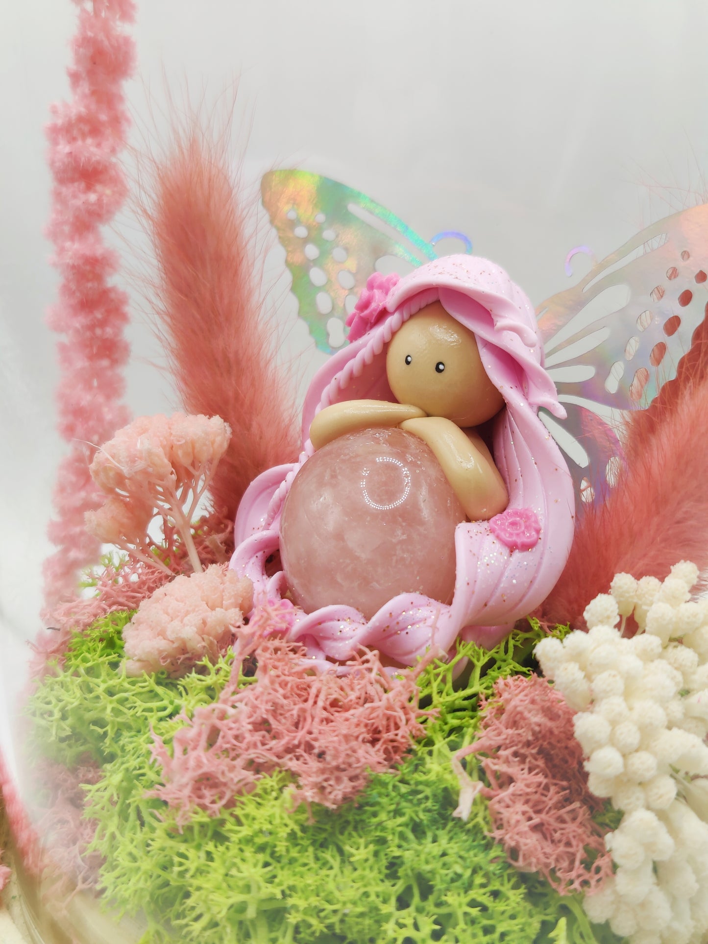 Fée des Jardins Enchantés - Quartz rose