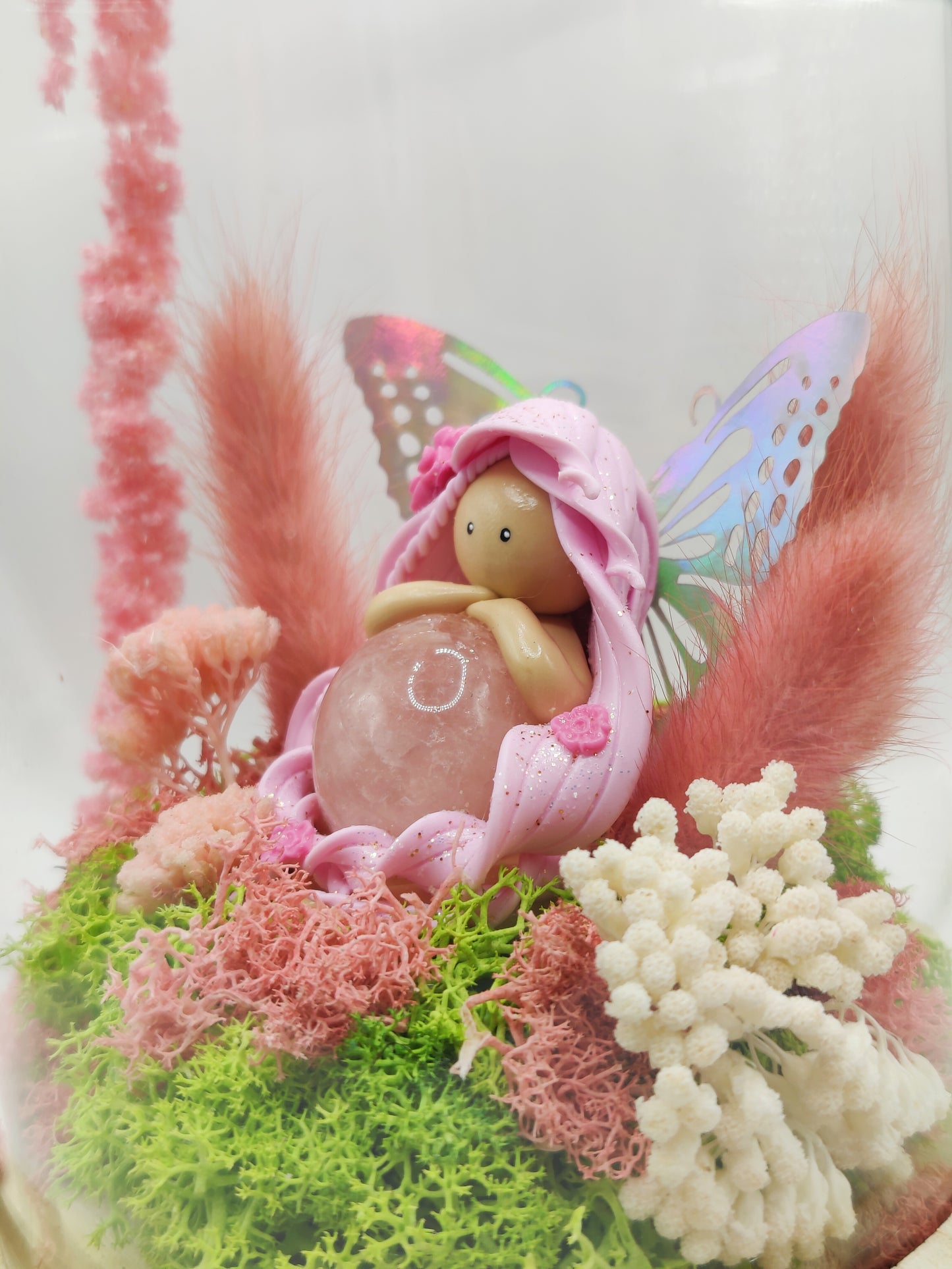 Fée des Jardins Enchantés - Quartz rose