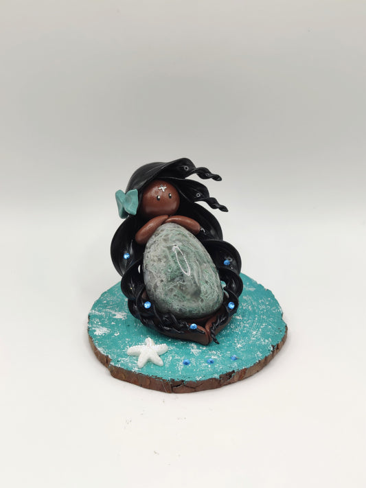 Nymphe des océans - Agate mousse