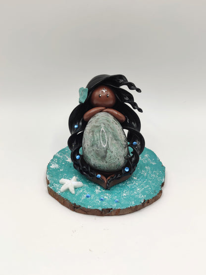 Nymphe des océans - Agate mousse