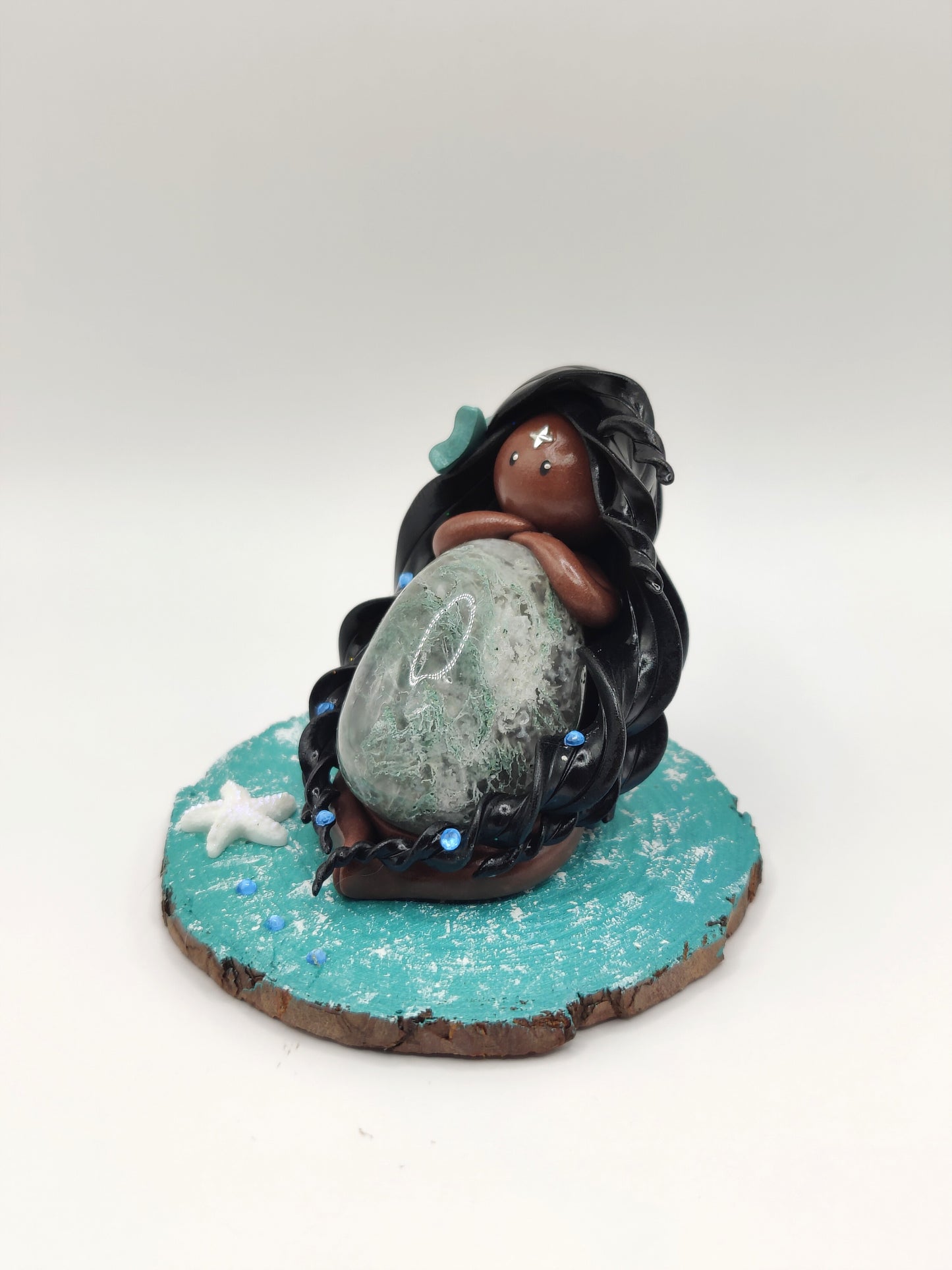 Nymphe des océans - Agate mousse