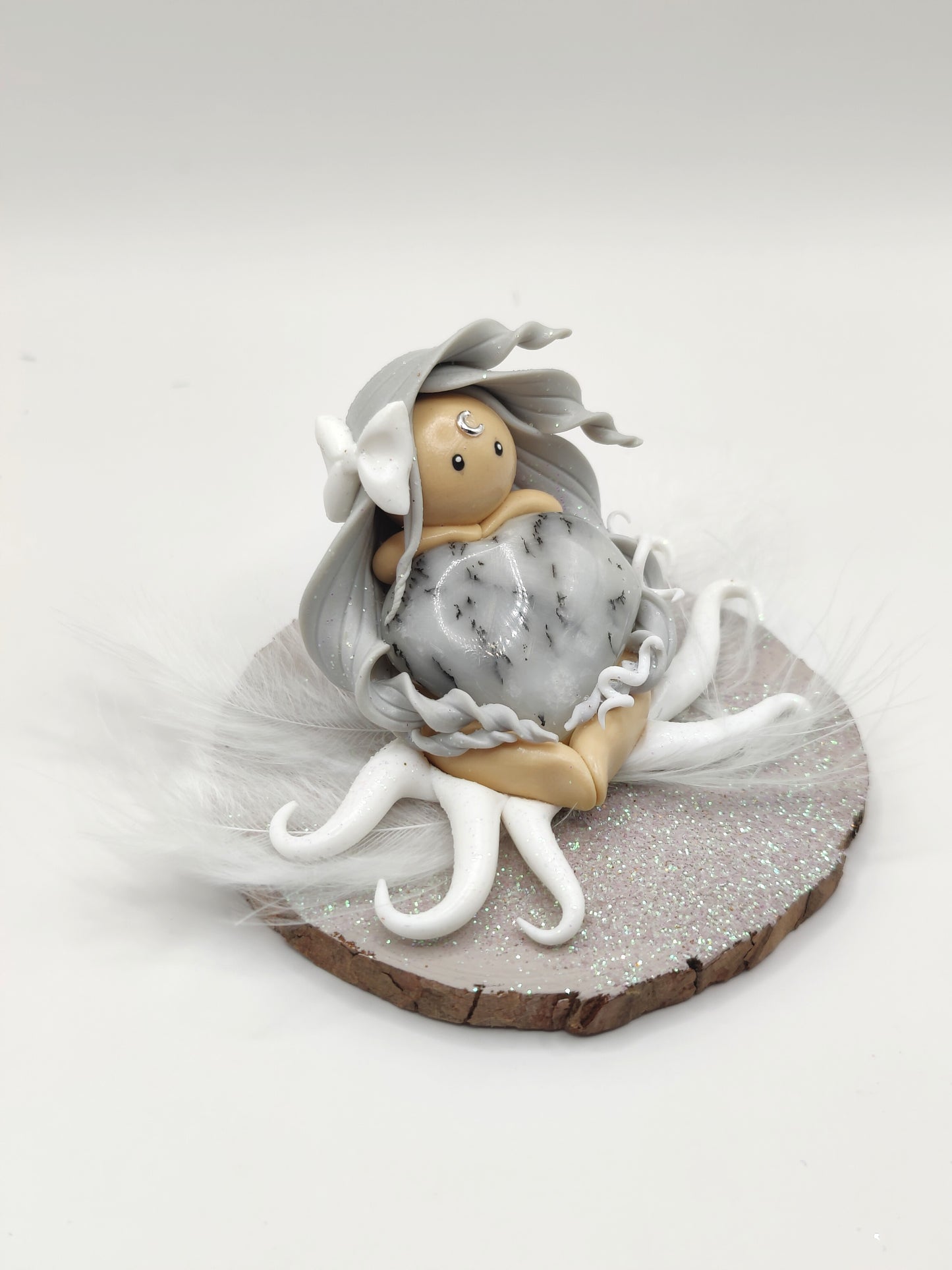 Nymphe de l'air - Agate Dendritique