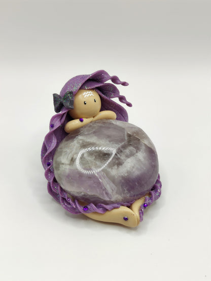 Nymphe du signe Verseau - Améthyste