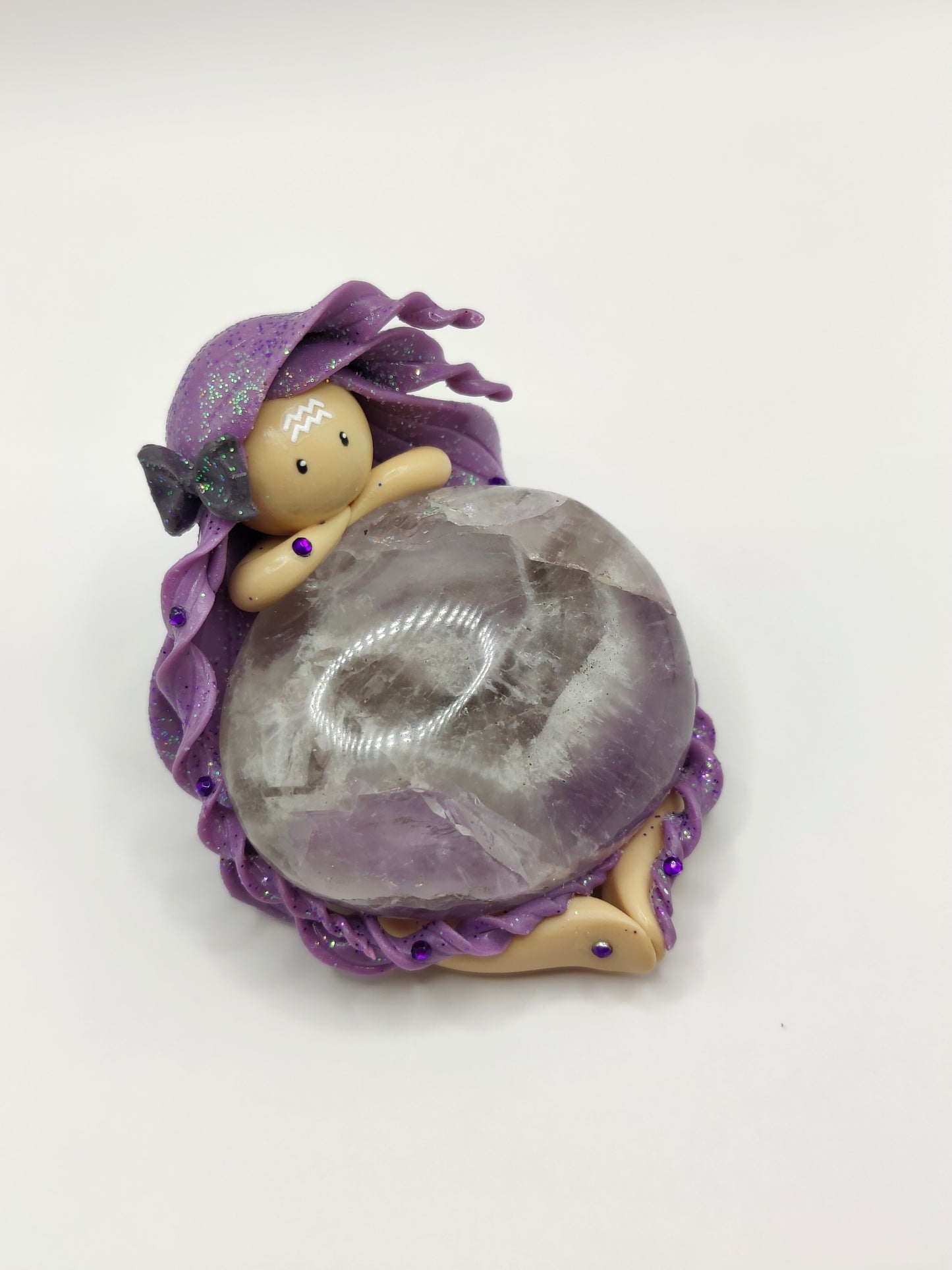 Nymphe du signe Verseau - Améthyste