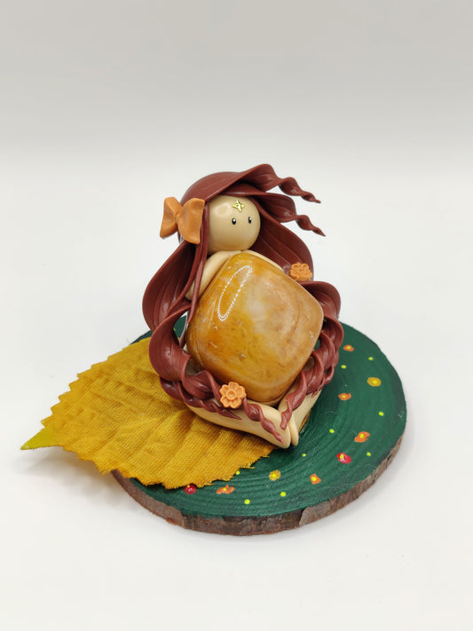 Nymphe de l'automne - Aventurine jaune