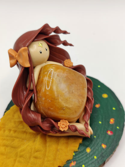 Nymphe de l'automne - Aventurine jaune