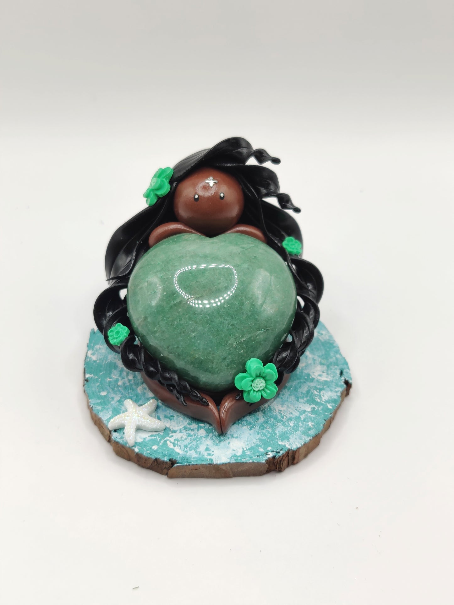 Nymphe de l'océan - Aventurine verte