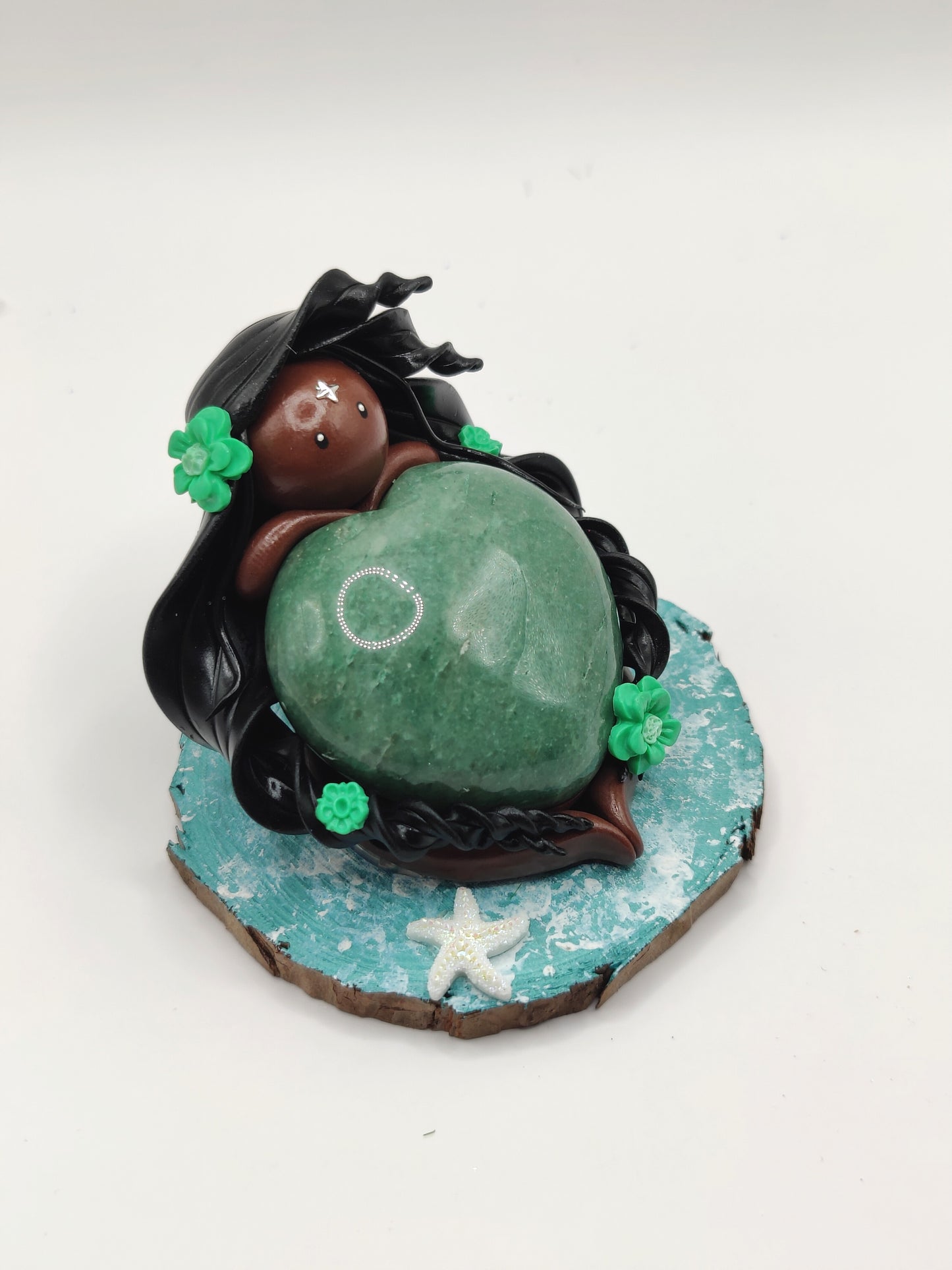 Nymphe de l'océan - Aventurine verte
