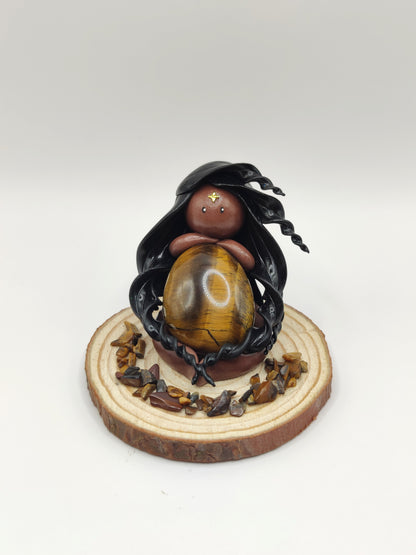 Nymphe de protection - Œil de tigre