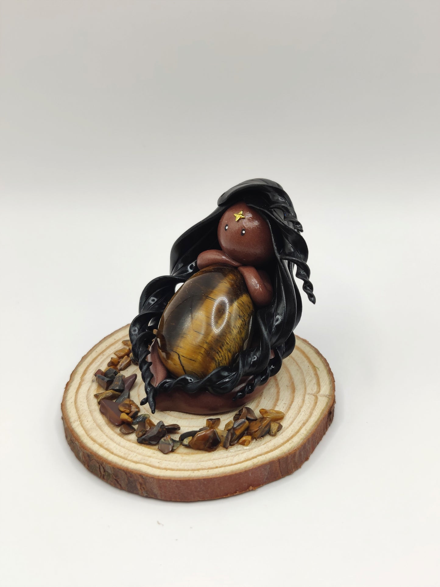 Nymphe de protection - Œil de tigre