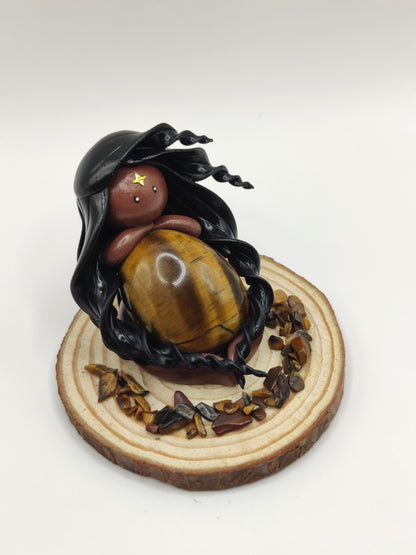 Nymphe de protection - Œil de tigre