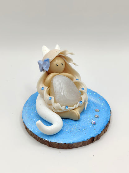 Renarde polaire - Agate blanche