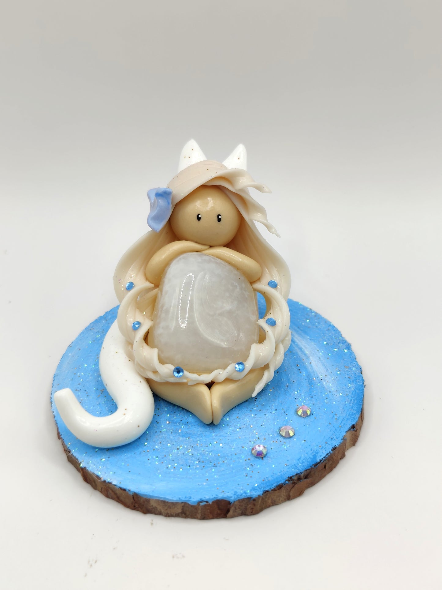 Renarde polaire - Agate blanche