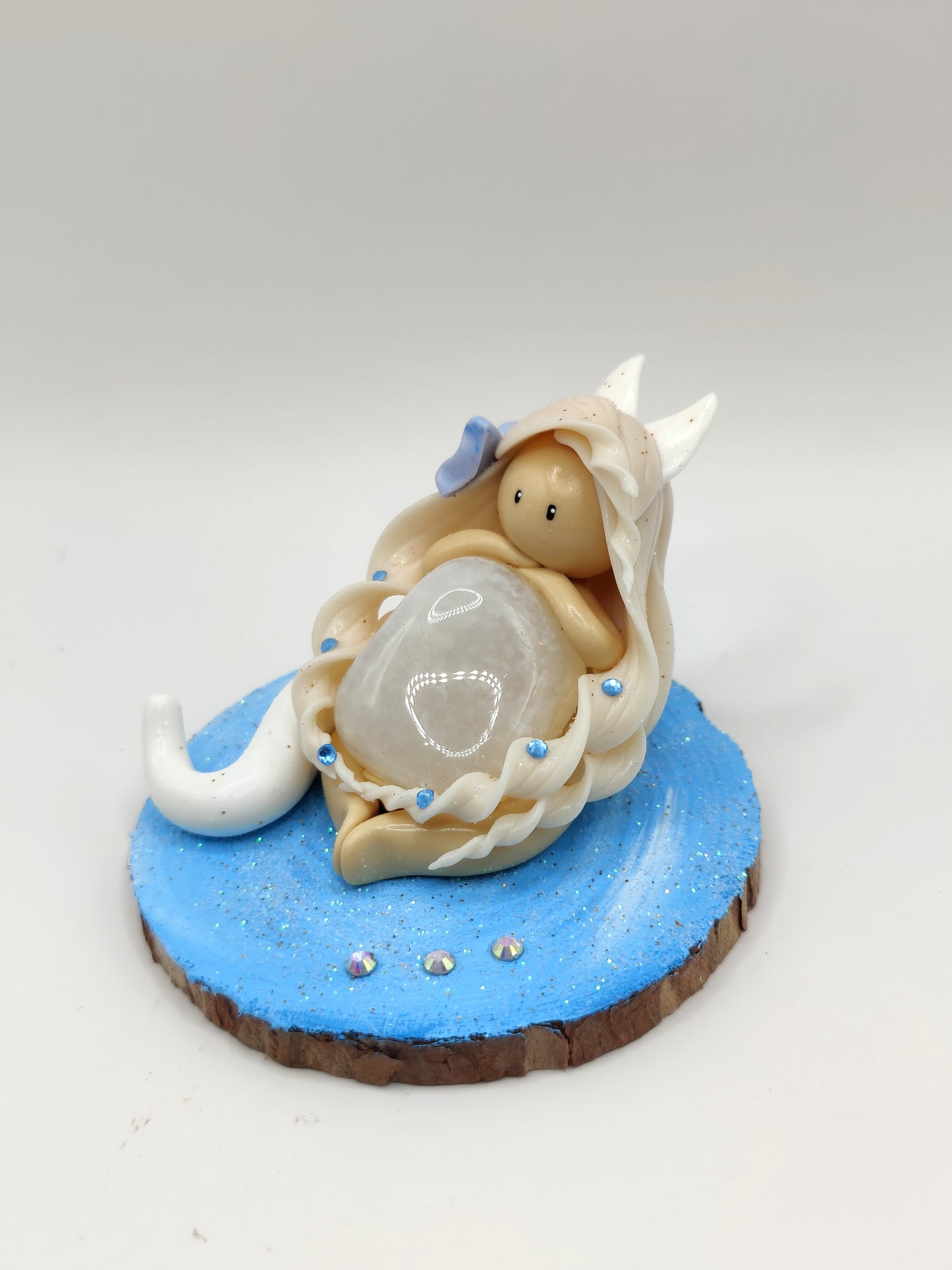 Renarde polaire - Agate blanche