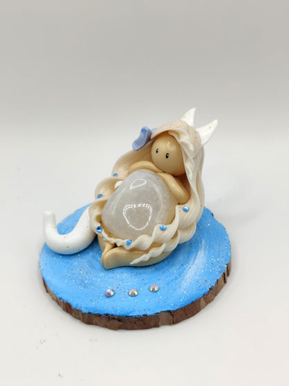 Renarde polaire - Agate blanche