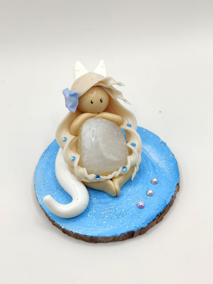 Renarde polaire - Agate blanche