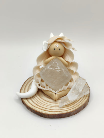 Renarde polaire - Jade blanche