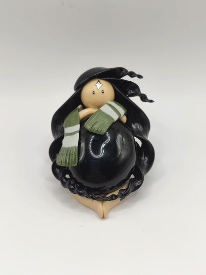 Nymphe Serpentard - Obsidienne noire