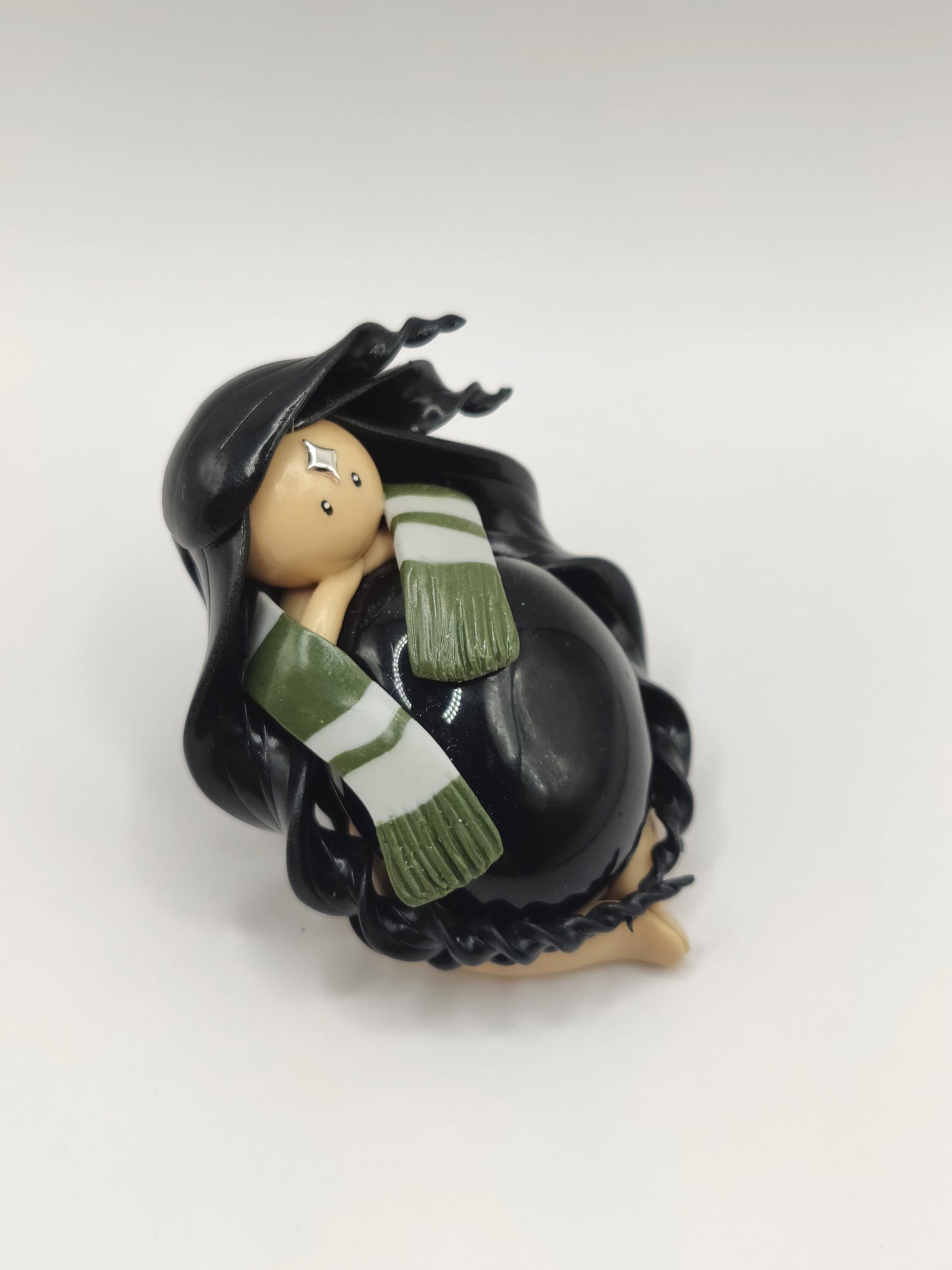 Nymphe Serpentard - Obsidienne noire